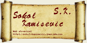 Sokol Kamišević vizit kartica